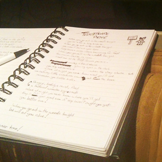 Hand-Penned Custom Lyric Sheet [Limit of 10]